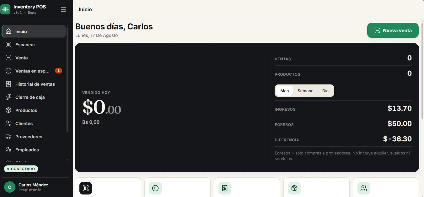 Smart Inventory POS — screen 2